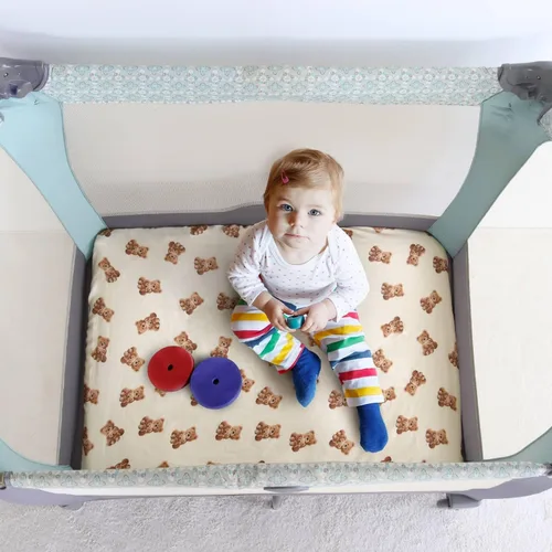 Miniatura 4 de LifeTree Sábanas de cuna unisex para bebé, sábanas bajeras de muselina para cuna, 70% viscosa de bambú y 30% algodón, se adapta a minicuna y paquete