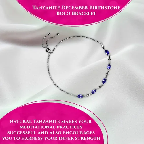 Miniatura 3 de Compra pulsera bolo de piedra natal LC para mujer con cadena deslizante ajustable Metal