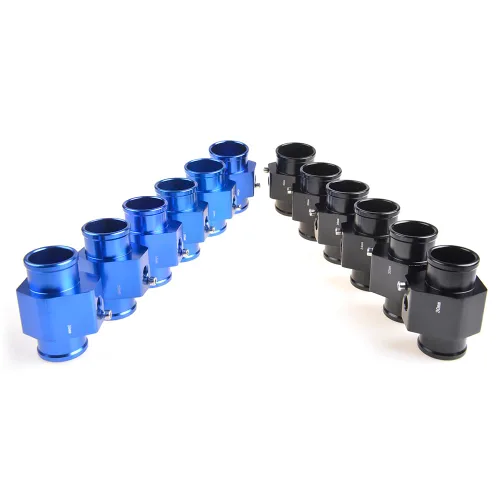 Miniatura 7 de Abrazadera de adaptador de sensor de radiador para tubo de junta de temperatura de agua de aluminio, medidor de temperatura, abrazadera azul de 34 mm