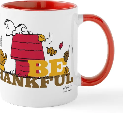 Miniatura 12 de CafePress Snoopy On Heart Mugs 11 oz (325 ml) Ceramic Coffee Mug