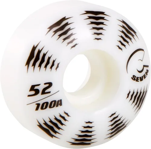 Miniatura 4 de Cal 7 Catch-22 Ruedas de patineta, 2.047 in y 100 A, diseño en blanco y negro, ideal para truco, calle y más multicolor/fantasía (AllStar)