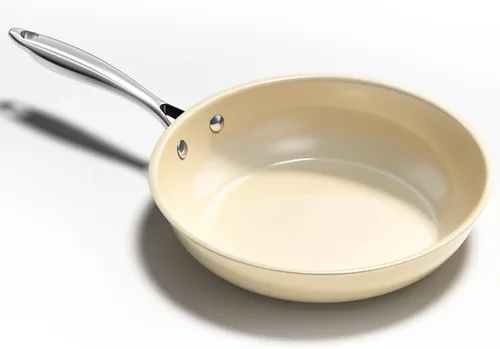 Miniatura 11 de UUKRAVE Juego de sartenes de cerámica antiadherente, sartén de cerámica para cocinar, saludable y no tóxico, sin PFAS/PTFE/PFOA, compatible con Crema