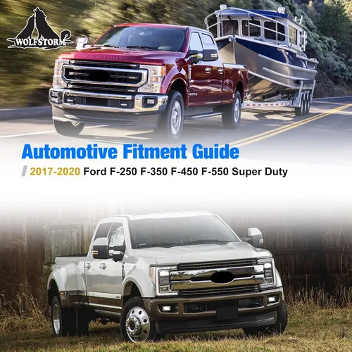 Miniatura 7 de Conjunto de faros delanteros para Ford F250, F350, F450, F550, F550 2017, 2018, 2019, 2020, con modos de iluminación LED funcionales, DRL, reemplazo
