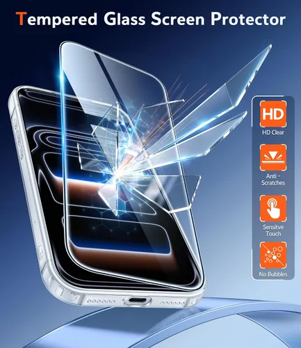Miniatura 1618 de FNTCASE Funda para iPhone 13 Pro-Max: Fundas magnéticas transparentes compatibles con Magsafe Slim anti amarillamiento protección contra caídas