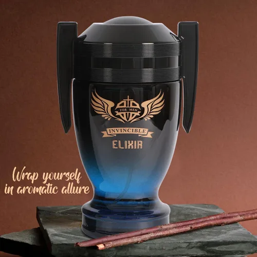 Miniatura 5 de Invincible Elixir Perfume Hombre Eau de Parfum – Colonia aromática de vainilla picante para hombre 3.4 fl oz/3.4 fl oz