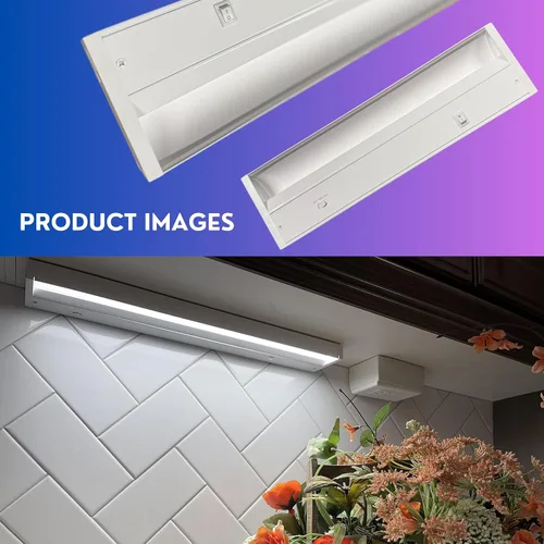 Miniatura 8 de Iluminación para debajo del gabinete de 42 pulgadas, luces LED cableadas para debajo del gabinete, regulables de 2240 lm de alto brillo, 3