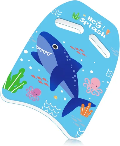 Miniatura 18 de HeySplash Tabla de natación para niños, tabla de natación con bonito patrón de ayuda de entrenamiento de natación para niños, equipos de ejercicio
