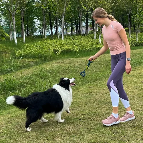 Miniatura 2 de Juguetes para perros para masticadores agresivos, juguetes grandes para perros con diseño convexo, juguete de goma natural para perros enérgicos