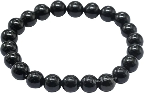 Miniatura 835 de Amazing Gemstone Pulsera de cristal para mujeres y hombres, pulsera de cristal curativo de protección, pulsera elástica con cuentas de piedras
