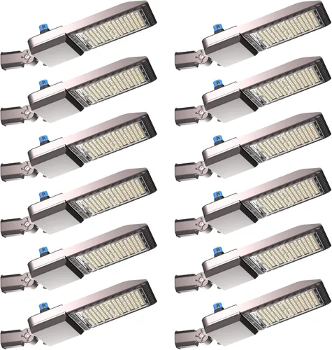 Miniatura 11 de Luz LED de estacionamiento, 240 vatios, 36,000 lúmenes eqv a 1000 vatios luz HID/HPS, 5000 K, atardecer a amanecer, para aire libre, IP65, paquete