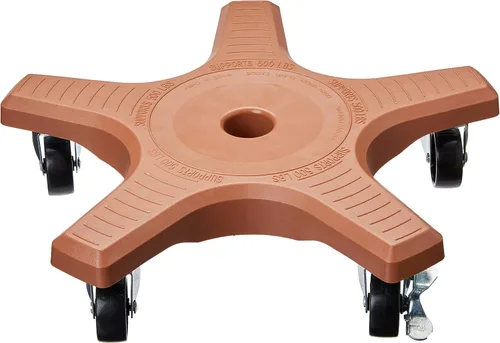 Miniatura 16 de Bosmere Soporte para Plantas de 16 pulgadas - Soporte Rodante para Plantas de Servicio Pesado con Ruedas con Seguro, Capacidad de 500 libras