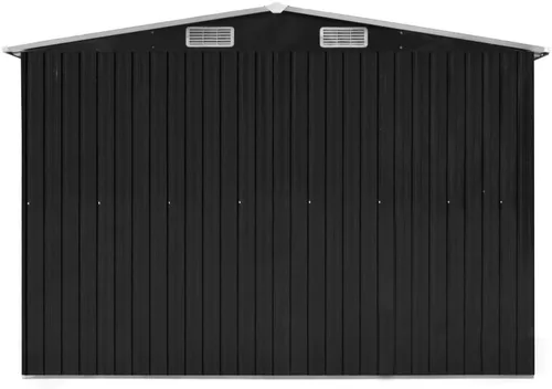 Miniatura 3 de vidaXL Cobertizo de jardín con puertas correderas y rejillas de ventilación con cerradura para jardín, patio trasero, herramienta de utilidad