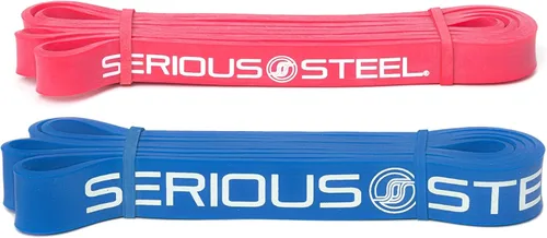 Serious Steel Banda de Dominadas Asistida de 41", Juegos de Bandas de Resistencia de Servicio Pesado, Estiramiento, Levantamiento de Potencia, Juego