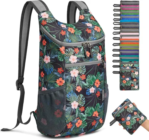 Miniatura 14 de G4Free Mochila de Senderismo Ligera y Empacable para Hombres y Mujeres Mochilas de Día de Senderismo Pequeñas Mochila Plegable para el Hombro Bolsa