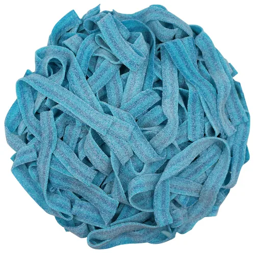 Miniatura 4 de Cinturones de Gomitas Ácidas de Varios Colores (Azul Baya (Arándano), 1 Libra)