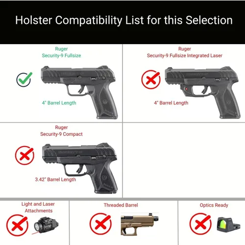 Miniatura 3 de CYA Supply Co. Base IWB Funda de transporte oculta propiedad de veteranos fabricada en Estados Unidos - Compatible