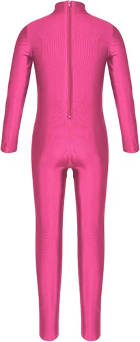 Miniatura 2 de Body de manga larga para niños y niñas, con cuello alto, cuerpo completo, leotardo de gimnasia