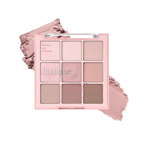 Miniatura 18 de dasique - Paleta de sombras #01 Sugar Brownie, libre de crueldad, 9 tonos combinables en acabados mate suave y brillante con hermosas perlas