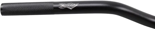 Miniatura 7 de POWER JAMES Manillar Recto de Arrastre 100% Aluminio Negro Compatible con Harley Davidson Street Bob, Low Rider ST, Dyna FXD, Road King 1.0