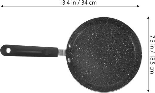Miniatura 2 de Sartén antiadherente de 7 pulgadas: Sartén para freír huevo para tortilla para freír saltear cocinar pizza y más (sin tapa)