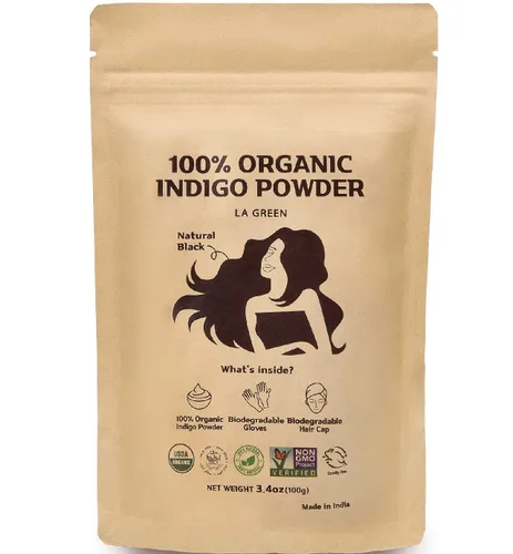 Miniatura 9 de Polvo de henna 100% orgánico USDA para tinte para el cabello, color natural del cabello, mejor para cabello, cabello suave, brillante y saludable