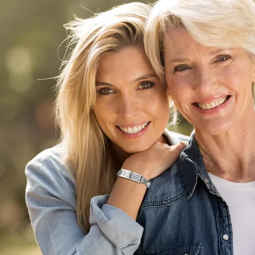 Miniatura 4 de VNOX Pulsera de identificación de alerta médica para hombres y mujeres, pulseras de alerta médica con grabado personalizado para mujeres y hombres