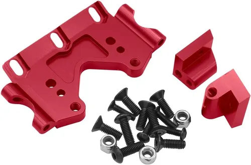 Miniatura 6 de OGRC - Mamparo frontal de aluminio con tornillos de montaje, piezas de actualización para Traxxas Slash 2WD Rustler Stampede Bandit