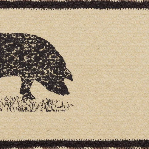 Miniatura 6 de VHC Brands Sawyer Mill - Alfombra rectangular para escalera, color blanco blanqueado, 8.5 x 27 pulgadas