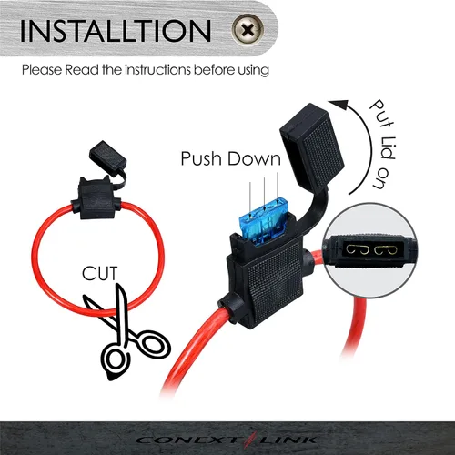 Miniatura 4 de LFH18ATC-10 Loop ATC Portafusibles con tapa sin fusible, paquete de 10 (calibre 18)