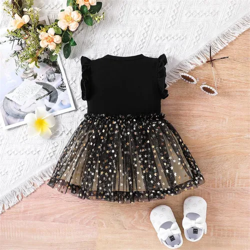 Miniatura 2 de PATPAT Baby Girl Dresses Sleeveless Tutu Dress Tulle Dress Infant Girls Party Birthday Princess Dresses