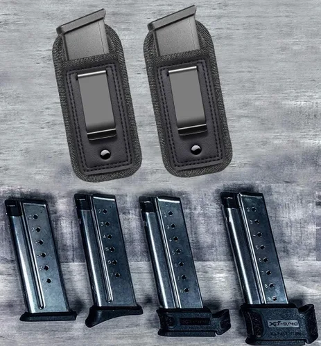 Miniatura 5 de Paquete de 2 fundas universales IWB para cargadores de transporte oculto 9mm .40 .45 Bolsa para cargador dentro de la cintura Funda