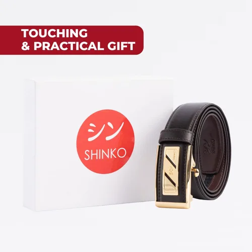 Miniatura 6 de SHINKO 100% Italian Leather Belt for Men, Fashion Mens Dress Belt for Any Occasion and Outfit