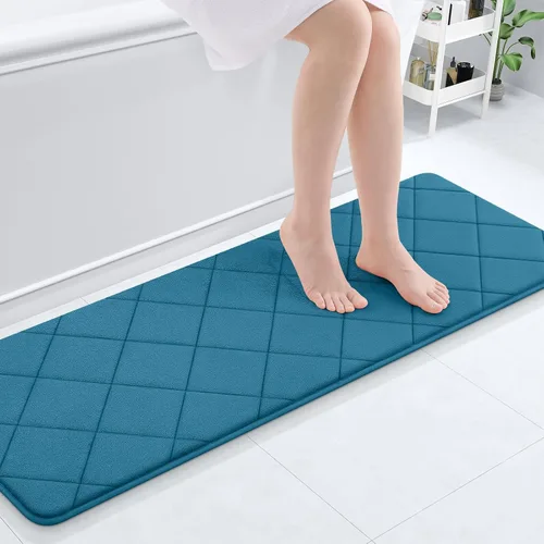 Miniatura 216 de OLANLY Tapete de baño de espuma viscoelástica de 24 x 16 pulgadas, ultra suave y absorbente, lavable a máquina, cómodo tapete de baño para suelo