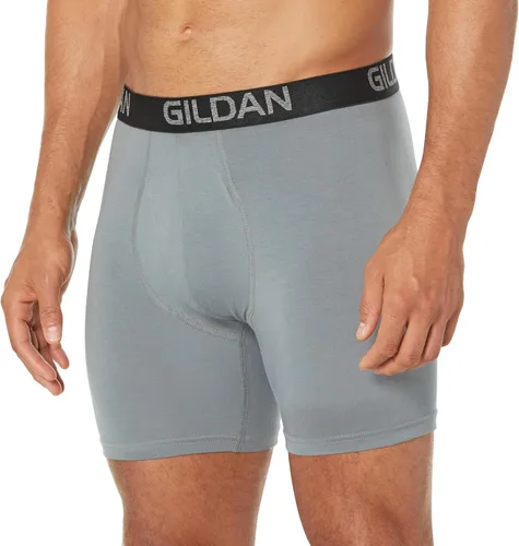 Miniatura 2 de Gildan - Calzoncillos tipo bóxer elásticos de algodón para hombre, paquete múltiple