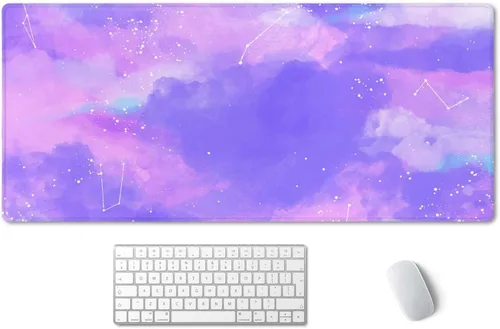 Miniatura 17 de SSOIU Alfombrilla de Ratón para Juegos Extendida XXL ArtSo Alfombrilla Grande para Teclado Mousepad Largo Decoración de Escritorio Almohadilla