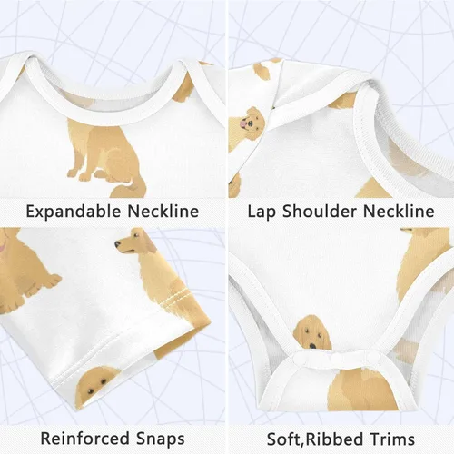 Miniatura 4 de vvfelixl Body de bebé negro Pug blanco manga larga algodón ropa de bebé para niños niñas 0-24 meses