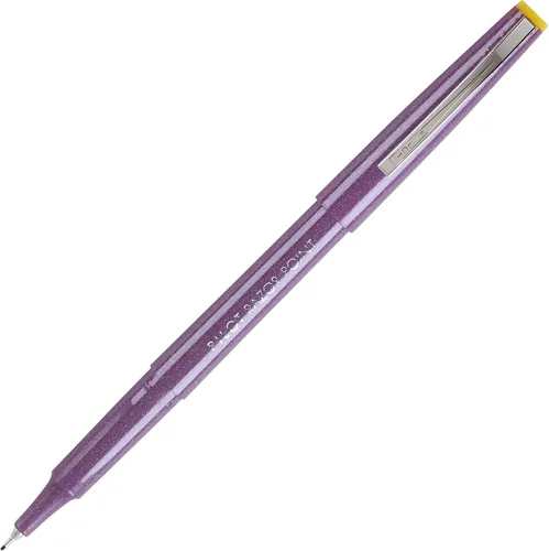 Bolígrafos Pilot, de la gama Razor Point y de punta extrafina, Púrpura Púrpura (Purple Ink)