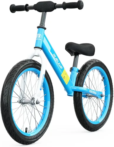 Bicicleta de equilibrio de 16 pulgadas para niños de 4, 5, 6, 7, 8 años, bicicletas sin pedales, bicicleta de entrenamiento con asiento ajustable,
