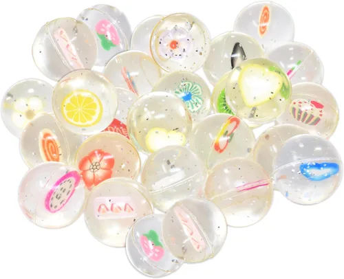 Miniatura 12 de Kiddie Play 25 Bouncy Balls for Kids Party Favors Bouncy Ball 27mm Superball Small Rubber Balls for Kids