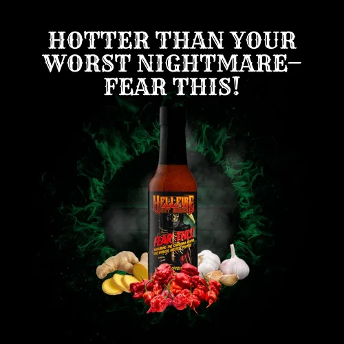 Miniatura 5 de Hellfire Fear This! Salsa picante galardonada Carolina Reaper de 5.0 fl oz