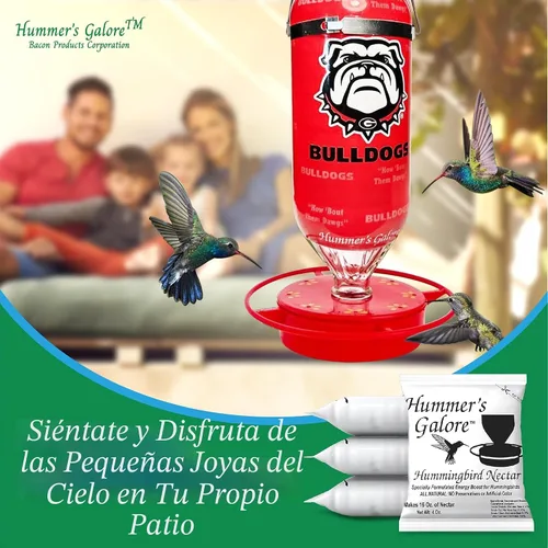 Miniatura 3 de Hummer's Galore Alimento para colibríes, néctar de colibrí listo para mezclar, fórmula colectora de néctar totalmente natural, sin conservantes ni