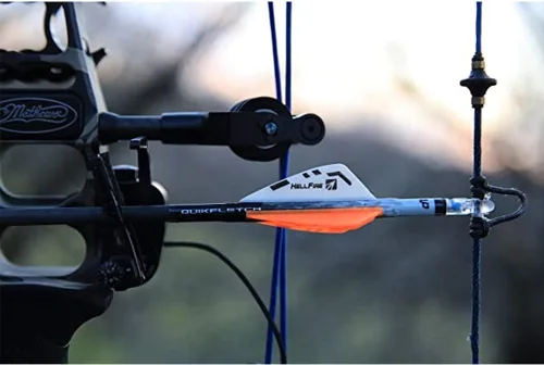 Miniatura 3 de New Archery Products NAP Quikfletch Hellfire Plumas de 2" Sistema de Empennado de Flechas