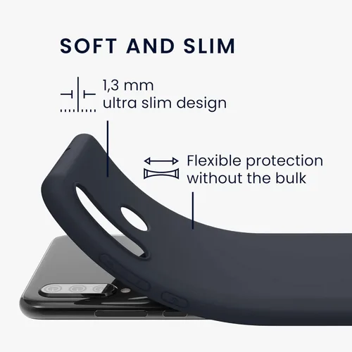 Miniatura 2 de kwmobile Funda compatible con Huawei P30 Lite - Funda protectora de silicona TPU suave y delgada - Arándano