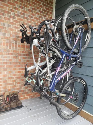 Miniatura 7 de StoreYourBoard Estante de almacenamiento para bicicletas, 4 portabicicletas para garaje, de acero sólido extra resistente, BLAT - Almacenamiento