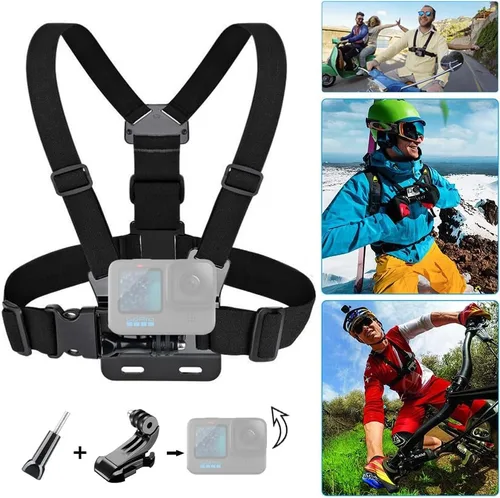 Miniatura 2 de Accesorios de cámara de acción 20 en 1 para GoPro Hero 13 12 11 10 9 8 Max 7 6 5 4 Negro GoPro 2018 Sesión Fusión Plata Blanco Insta360 DJI SJCAM