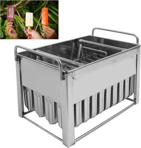 Miniatura 2 de Máquina de moldes de paletas de acero inoxidable 304, moldes de paletas de hielo, moldes para hacer helados, soporte de palo de acero inoxidable 304