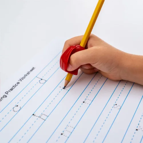 Miniatura 9 de The Pencil Grip Agarres para Lápices, El Agarre Cruzado, Ayuda de Escritura Ergonómica Metálica Para Diestros y Zurdos, Agarres de Lápices Metálico.