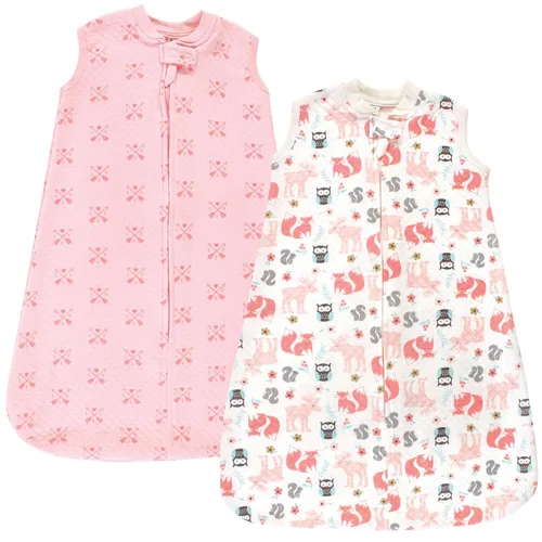 Miniatura 13 de Hudson Baby Saco de dormir unisex sin mangas acolchado de alta calidad y manta portátil, oso alce, 12-18 meses