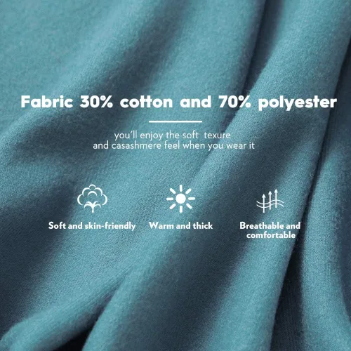 Miniatura 2 de maamgic Chales de pashmina para mujer, grandes, suaves, con sensación de cachemira, bufanda ligera