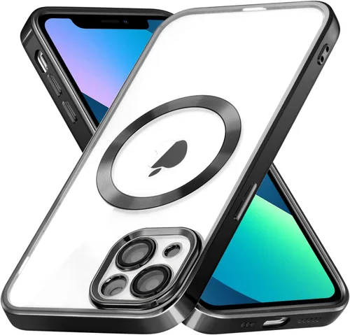 Miniatura 20 de ZCDAYE Funda con purpurina para iPhone 11 con decoración de diamantes, funda brillante de lujo con protector de cámara compatible con carga sin